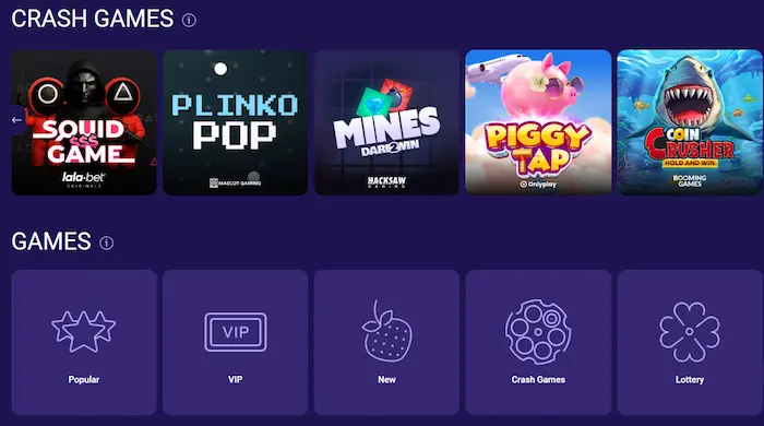LaLa Bet Casino slots